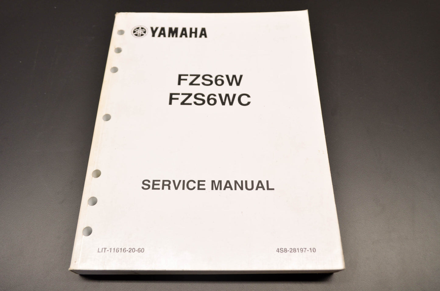 OEM Yamaha LIT-11616-20-60 FZSW(C) Service Manual NOS