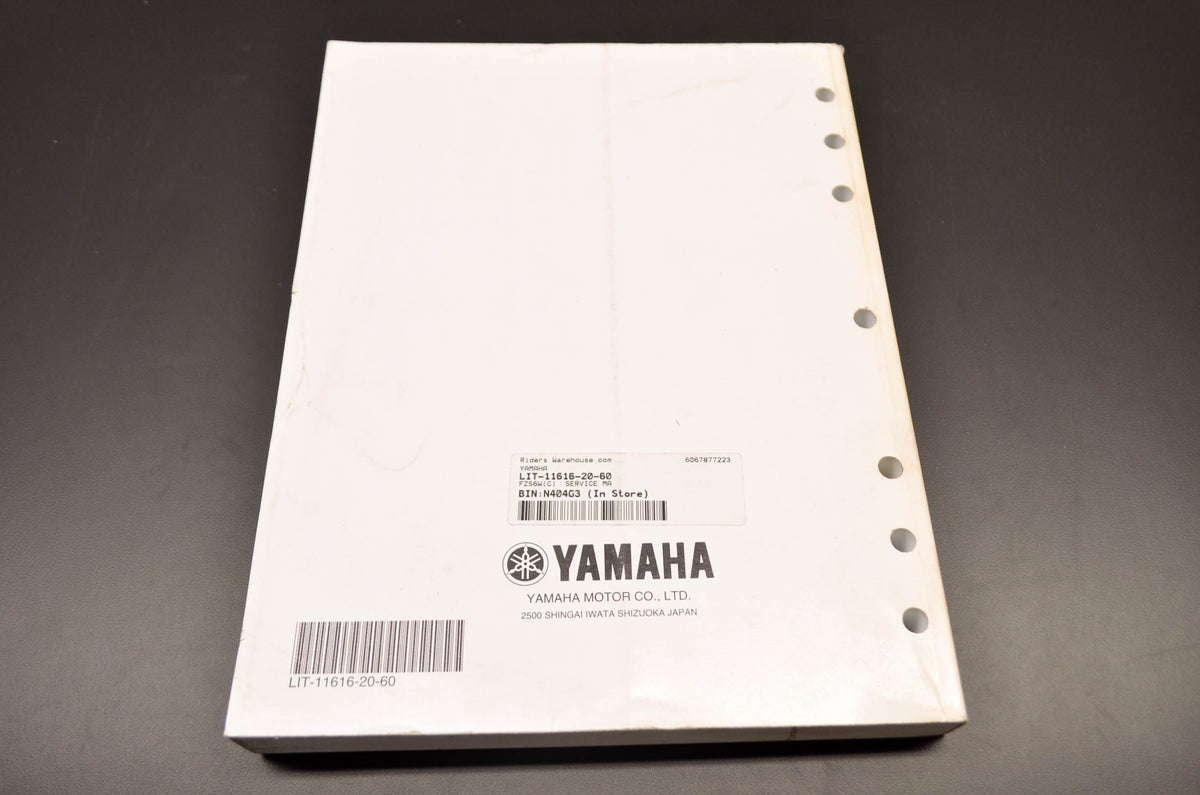 OEM Yamaha LIT-11616-20-60 FZSW(C) Service Manual NOS