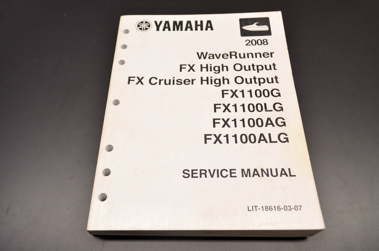 OEM Yamaha LIT-18616-03-07 Service Manual 08 FX/CRUISER HO