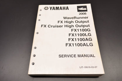 OEM Yamaha LIT-18616-03-07 Service Manual 08 FX/CRUISER HO
