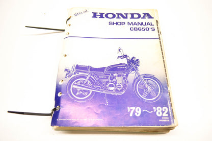 OEM Honda CB650 Shop Manual 79-82 CB650