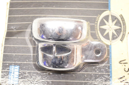 New OEM Yamaha Rear Brake Reservoir Cover Chrome NOS