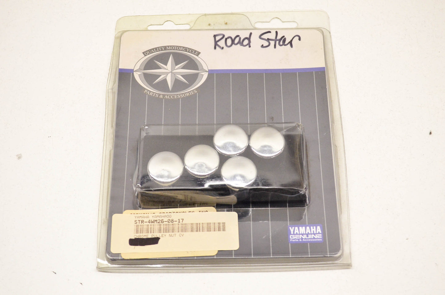 Pulley Nut Cover Chrome NOS