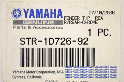 New OEM Yamaha Rear Fender Tip NOS