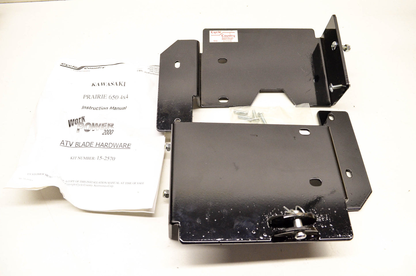 Plow Blade Mounting Kit Kawasaki Prairie NOS