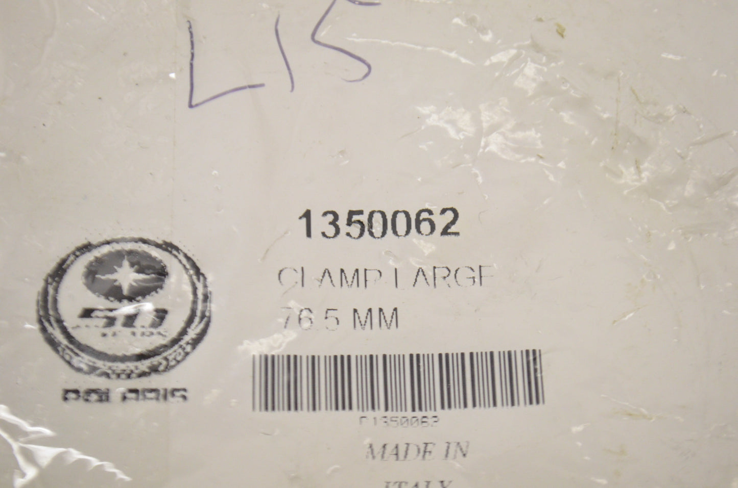 OEM Polaris 1350062 Large Clamp 76.5mm NOS