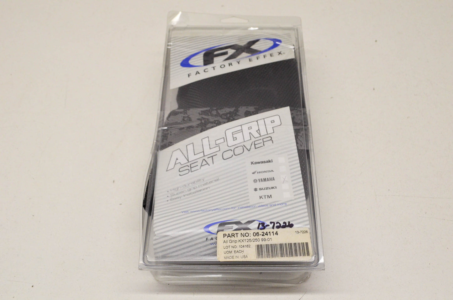 All Grip Seat Cover KFX125/250 99-01. NOS