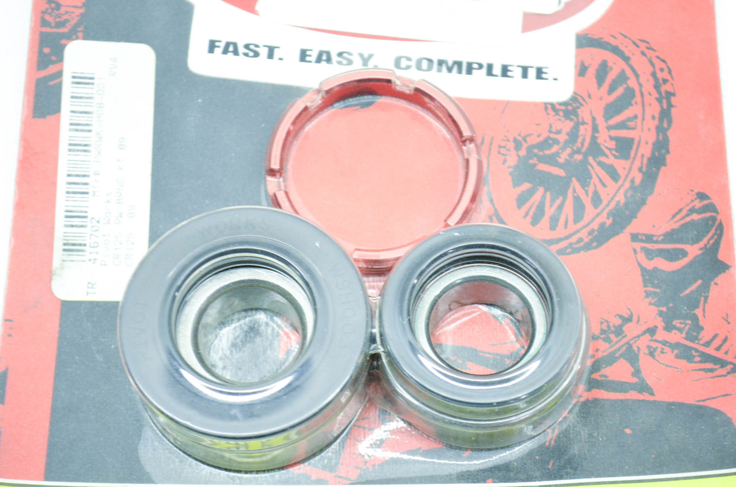 New Pivot Works Rear Wheel Bearing Kit Honda CR 125 89, CR 125R 89. NOS