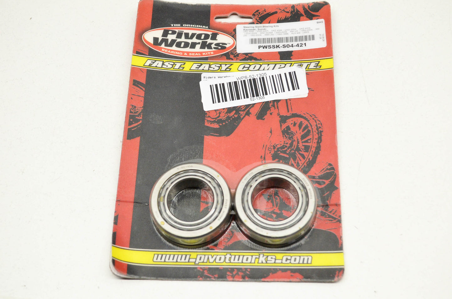 New Pivot Works Kawasaki Suzuki Steering Stem Bearing Kit NOS