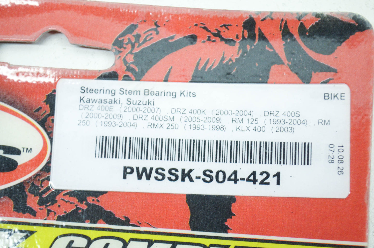 New Pivot Works Kawasaki Suzuki Steering Stem Bearing Kit NOS