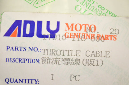 New Adly Throttle Cable NOS