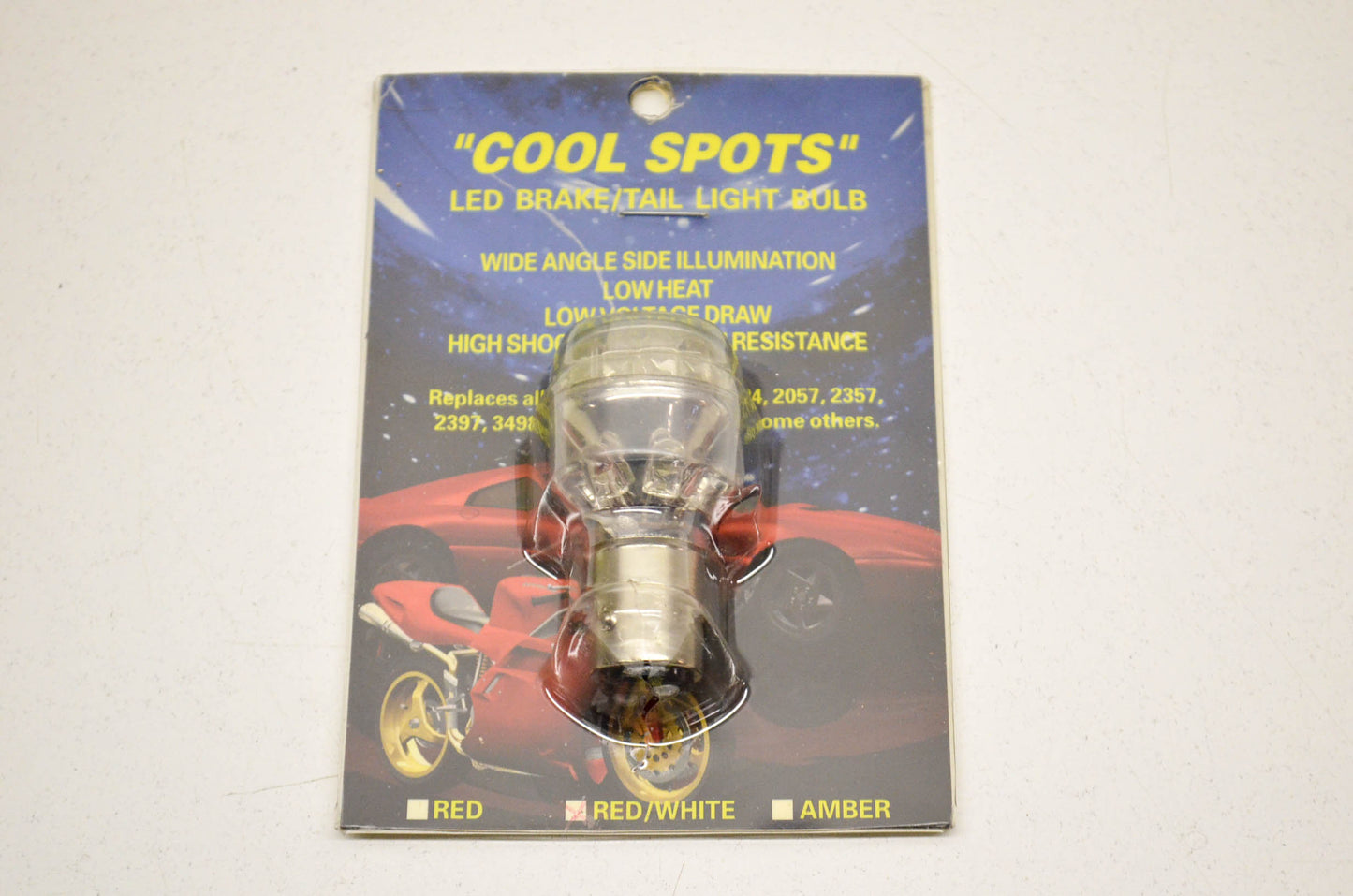 Wixtech Cool Spots 1156RWDC-25 Brake/Tail Light Bulb NOS