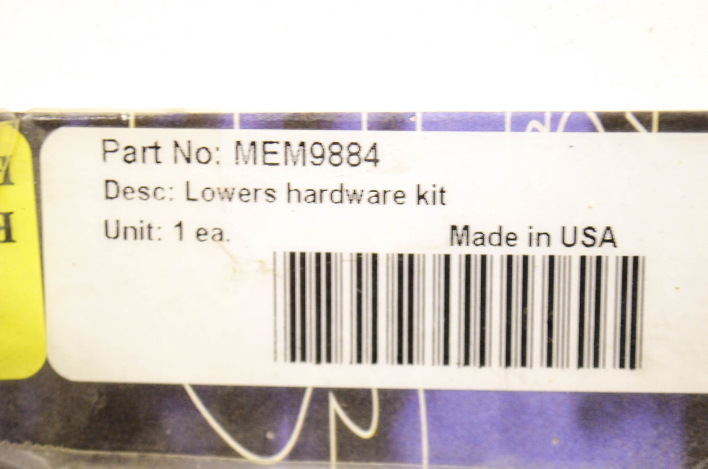 New Memphis Shades Lowers Hardware Kit NOS