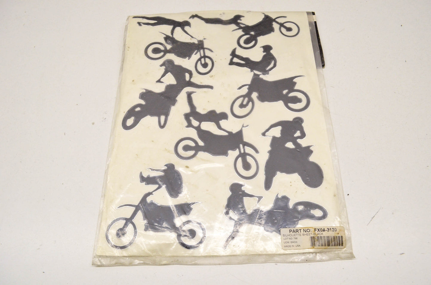 Factory Effex FX04-3120 Silhouette Sheet Black NOS