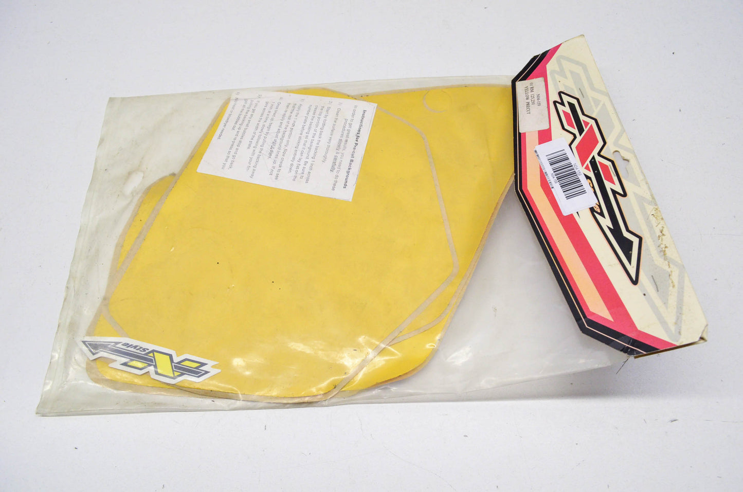 N-Style N04-159 Pre Cut Yellow Backgrounds Suzuki RM125/250 01 NOS