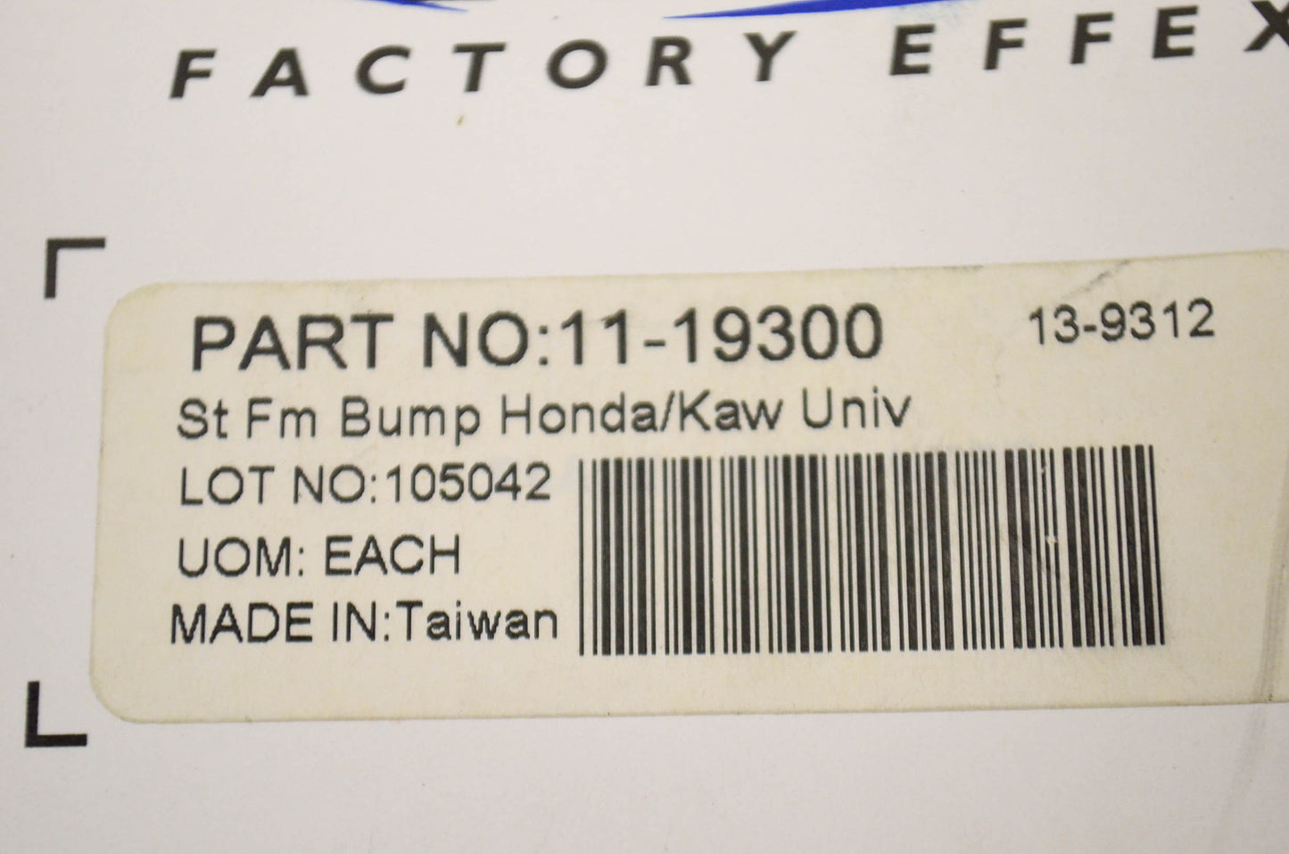 Foam Seat Bump NOS