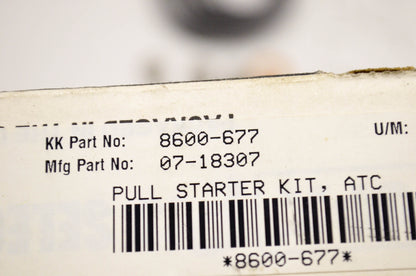 SPX 18307, 8600-677, 07-18307 Pull Starter Kit NOS