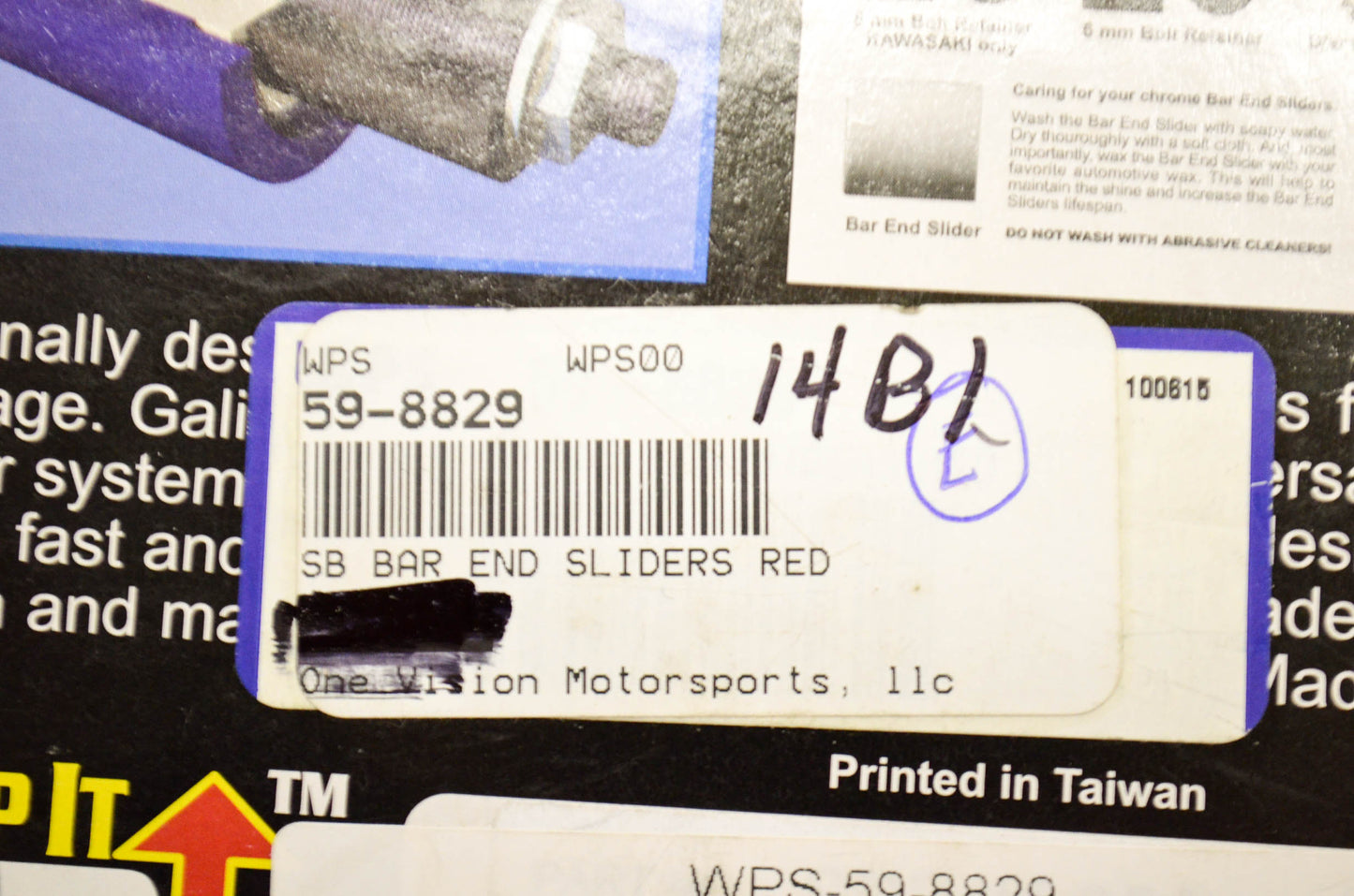 Bar End Slider Kit NOS