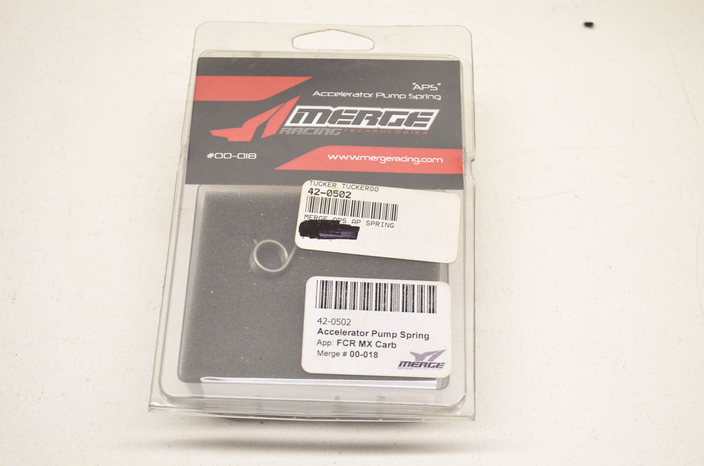 New Merge Racing Technologies Accelerator Pump Spring NOS
