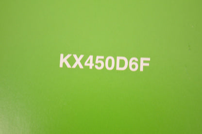 OEM Kawasaki 99987-1341 Owner's Manual KX450D NOS