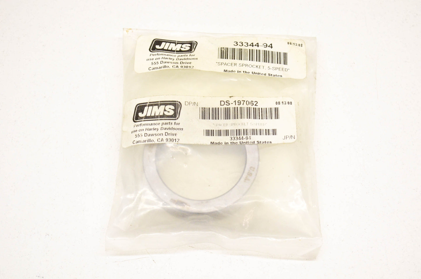 New Jims Sprocket Spacer NOS