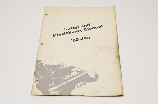 OEM Arctic Cat 0185-161 Setup & Predelivery Manual 80 Jag 80 Jag