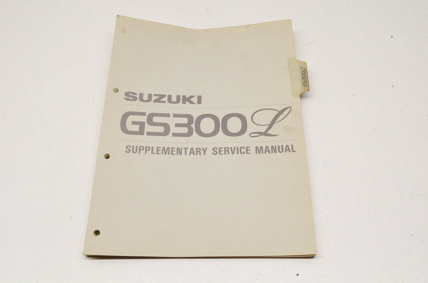 OEM Suzuki 99501-32020-03E Supplementary Service Manual GS300L. NOS