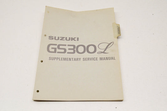 OEM Suzuki 99501-32020-03E Supplementary Service Manual GS300L. NOS