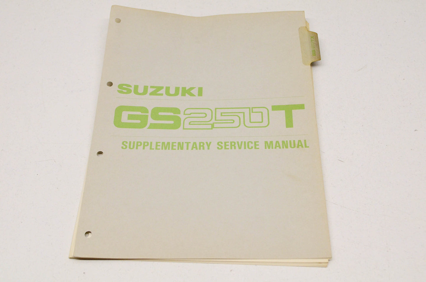 OEM Suzuki Supplementary Service Manual GS3250T NOS