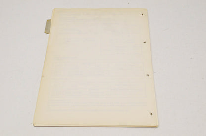 OEM Suzuki Supplementary Service Manual GS3250T NOS