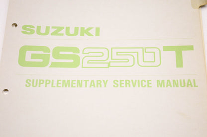 OEM Suzuki Supplementary Service Manual GS3250T NOS