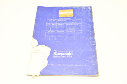 OEM Kawasaki 99963-0001-05 Service Manual JS440A1-6