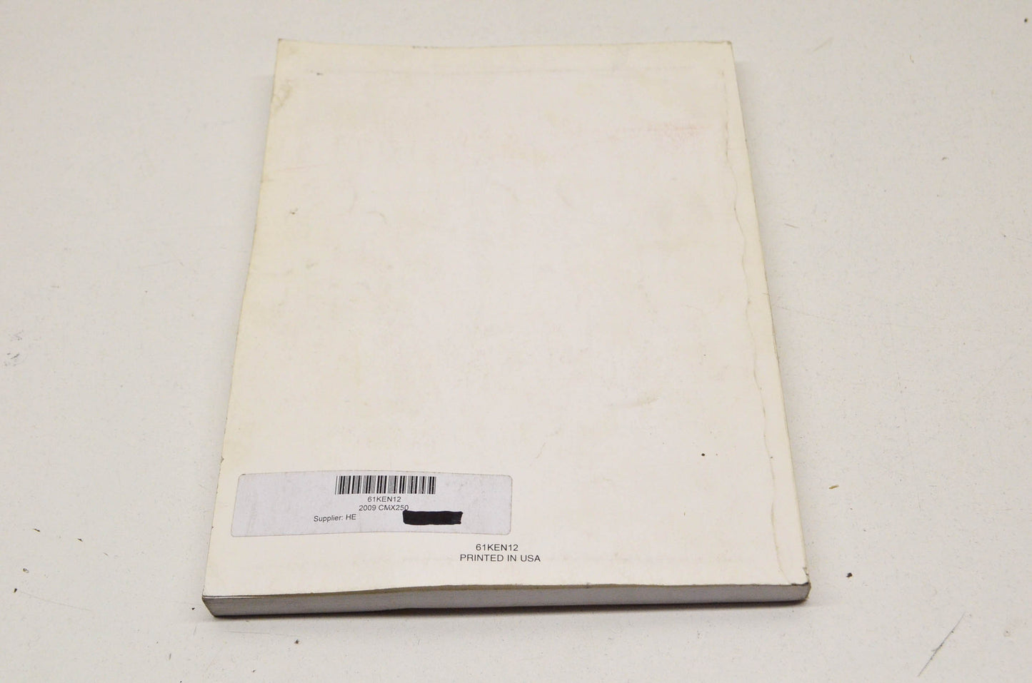 OEM Honda Service Manual 96-09 CMX250C 96-09. NOS