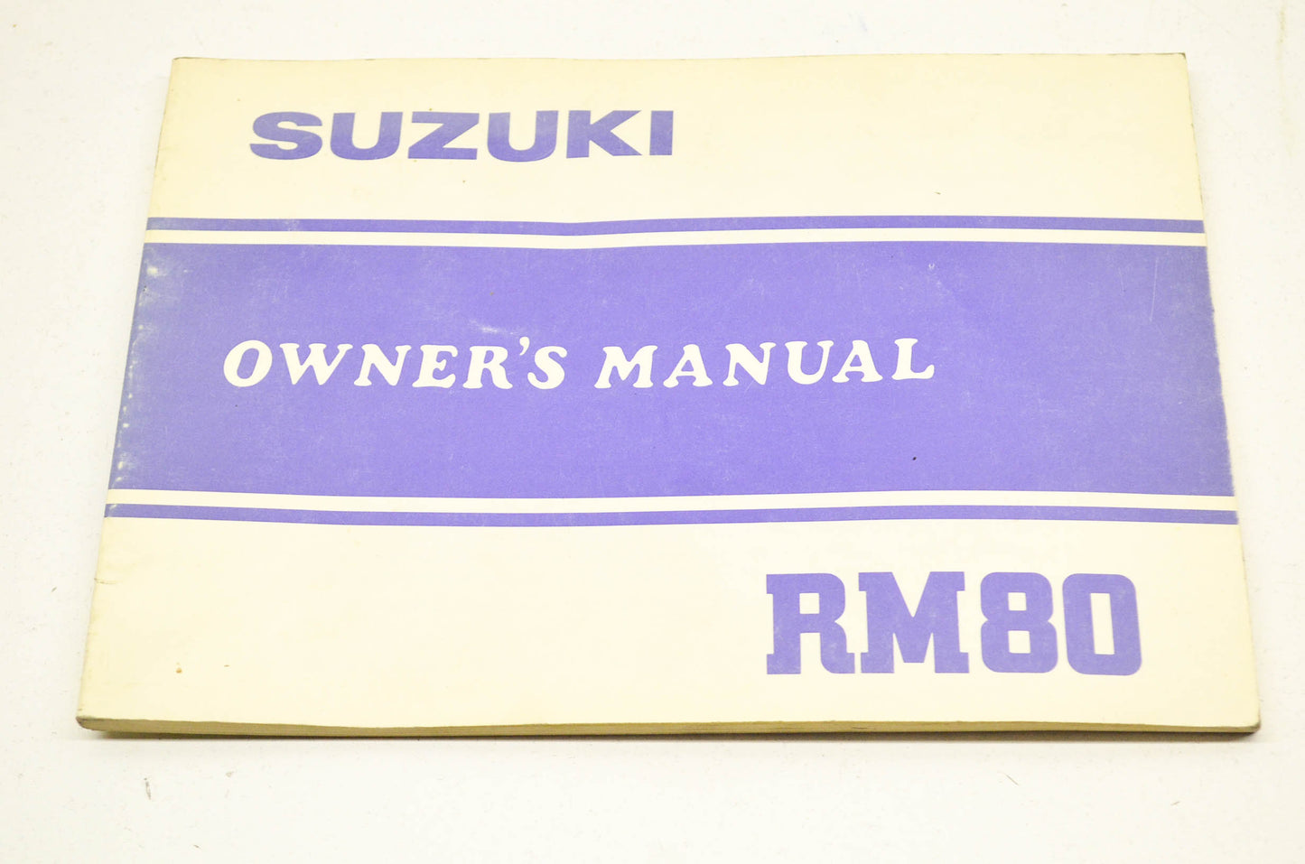 New OEM Suzuki Owner's Manual RM80 NOS