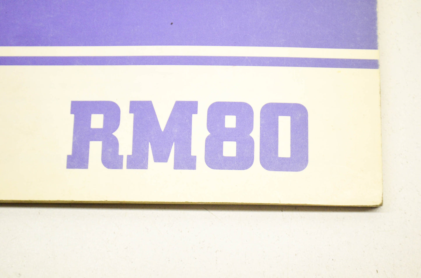 New OEM Suzuki Owner's Manual RM80 NOS
