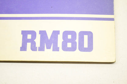 New OEM Suzuki Owner's Manual RM80 NOS