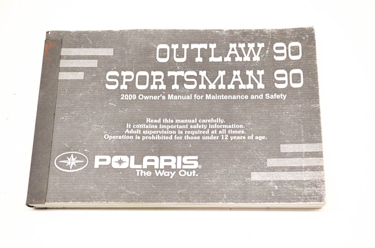 OEM Polaris 9921796 Owner's Manual 09 Sportsman/Outlaw 90
