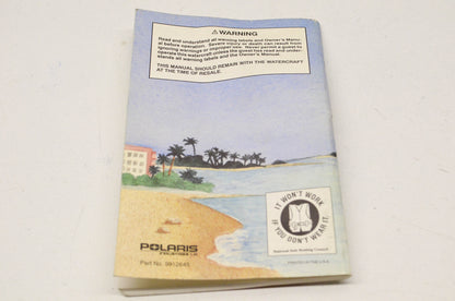 OEM Polaris Owner's Manual SL650/SL750. NOS