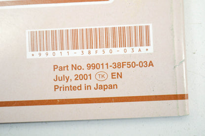 OEM Suzuki 99011-38F50-03A Owner's Manual LT-A400/FK2 NOS