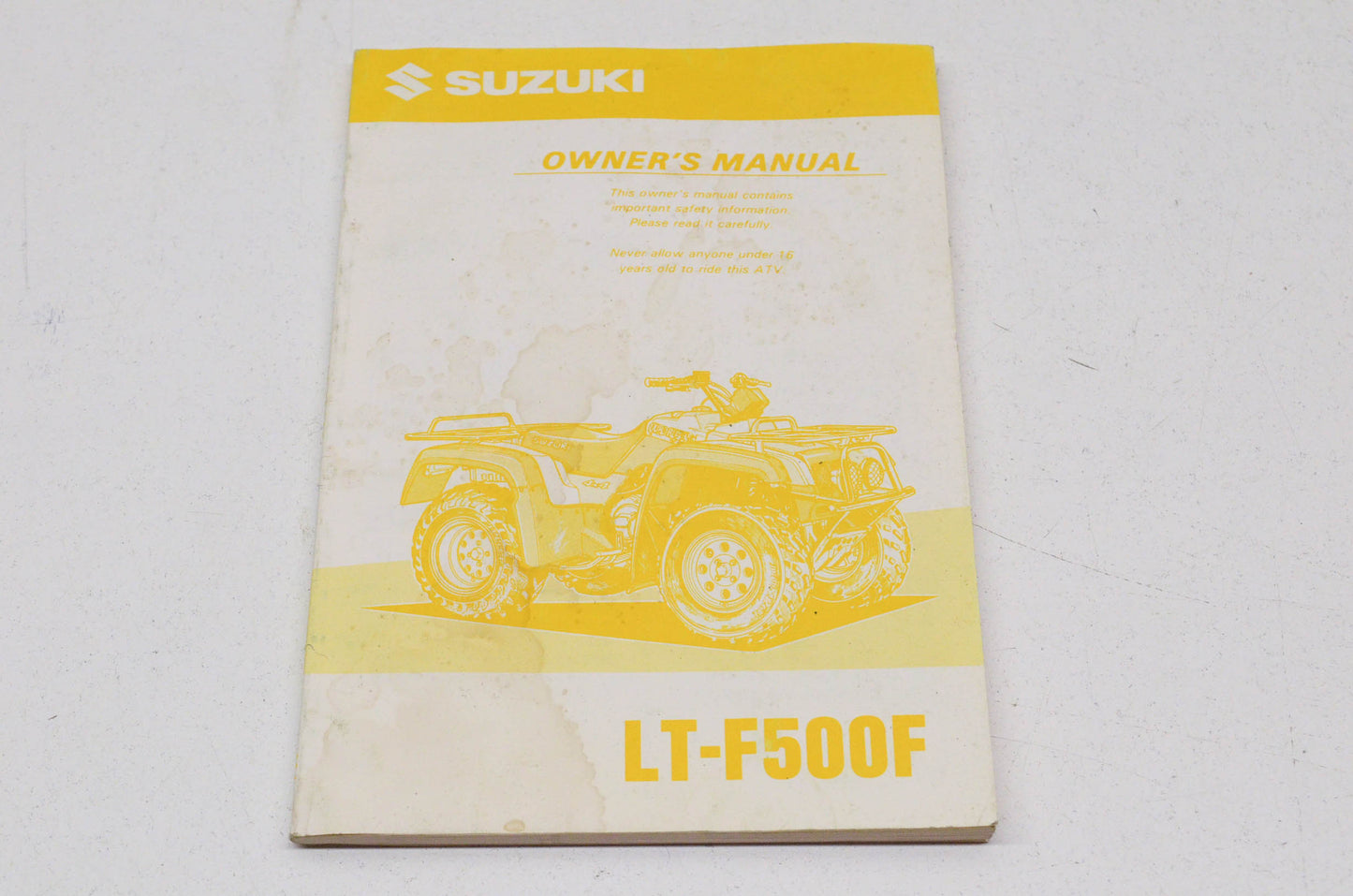 OEM Suzuki 99011-09F50-03A Owner's Manual LT-F500F.