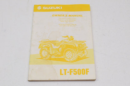 OEM Suzuki 99011-09F50-03A Owner's Manual LT-F500F.