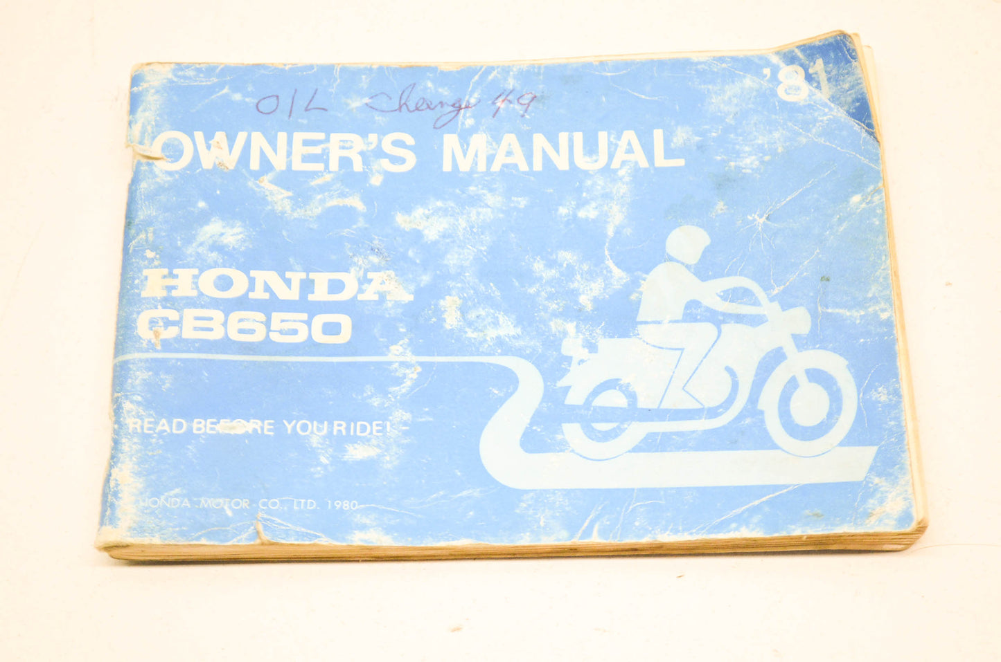 OEM Honda Owner's Manual CB650 . NOS