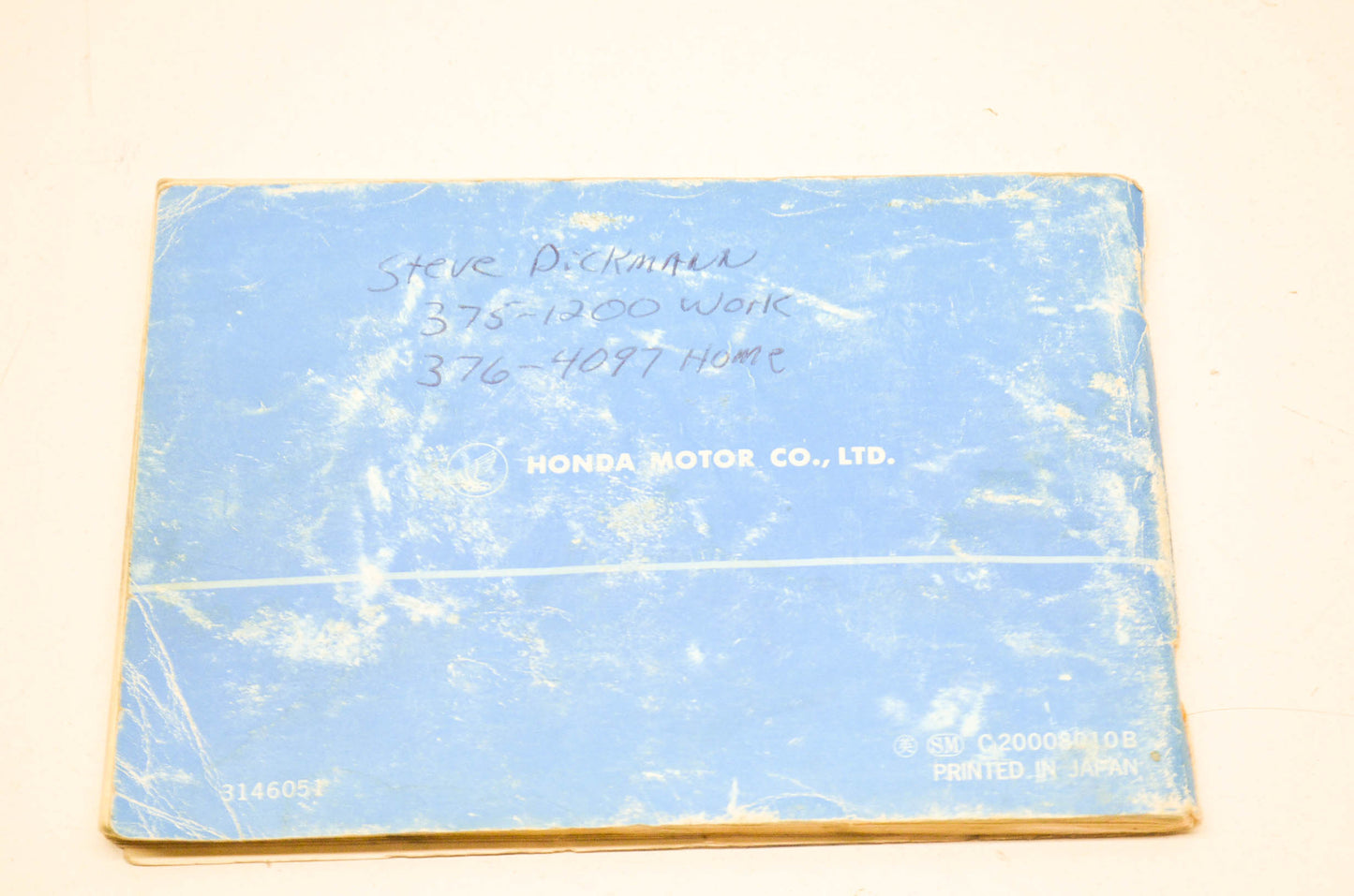 OEM Honda Owner's Manual CB650 . NOS