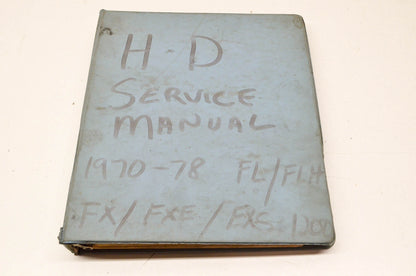 Harley Davidson Service Manual 1970 to Early 1978 NOS