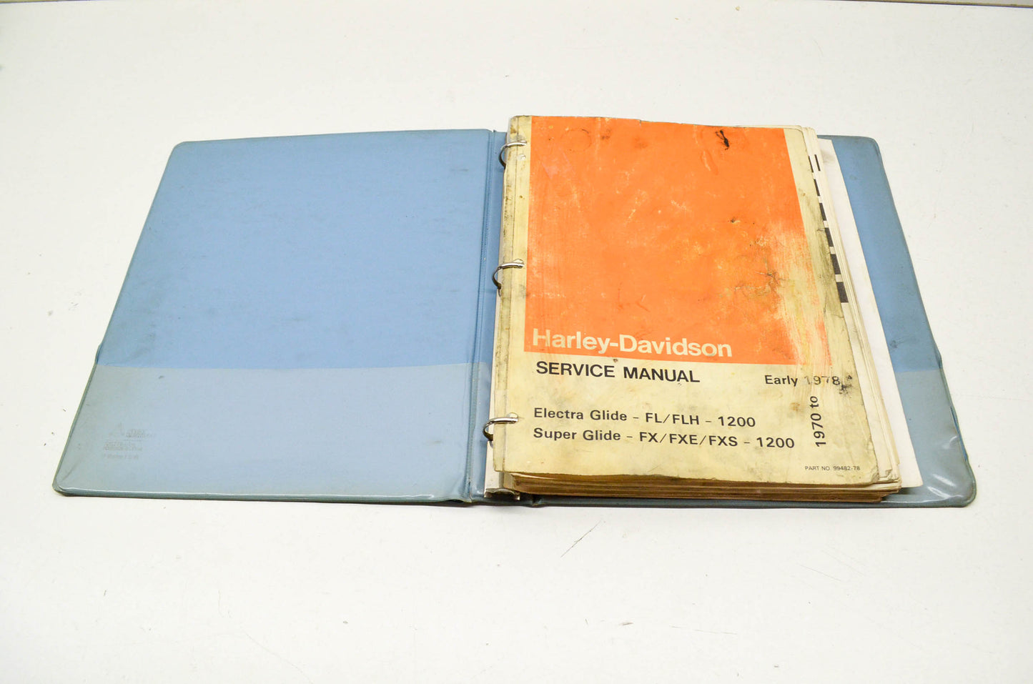 Harley Davidson Service Manual 1970 to Early 1978 NOS