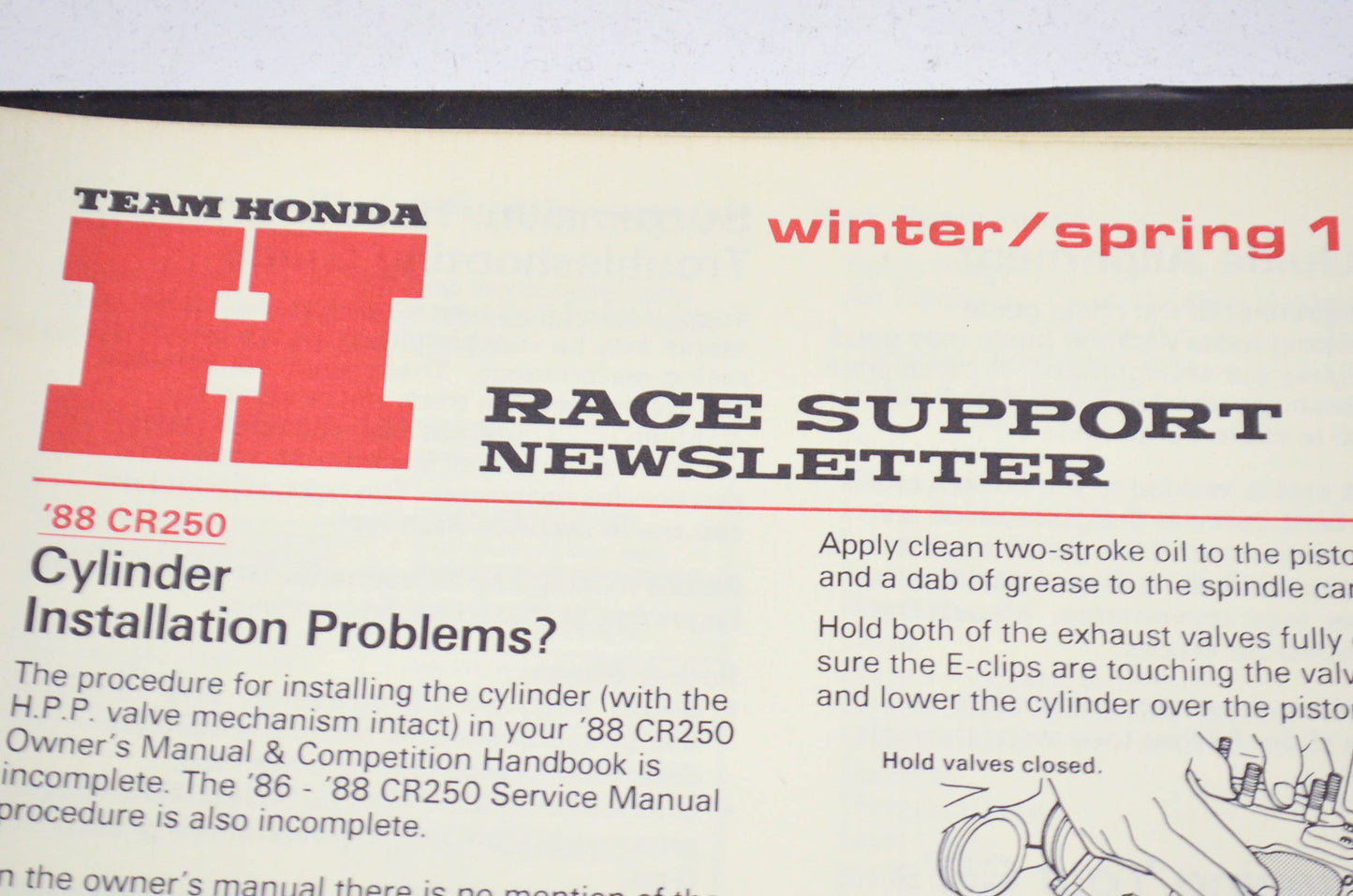 The Wrench 1980-1990 & Race Support OEMsletters