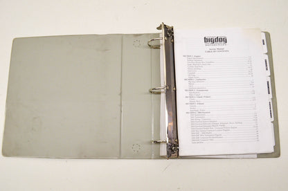 Big Dog Motorcycles Service Manual 1994-2004 NOS