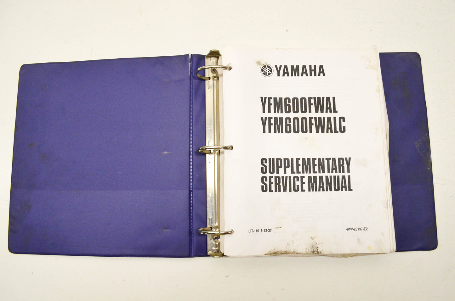OEM Yamaha Supplementary Service Manual YFM600FWAL/ YFM600FWALC Grizzly 600