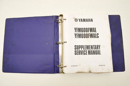 OEM Yamaha Supplementary Service Manual YFM600FWAL/ YFM600FWALC Grizzly 600