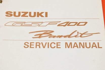 OEM Suzuki 99500-33022-03E Service Manual GSF400 and 7 Ring Binder